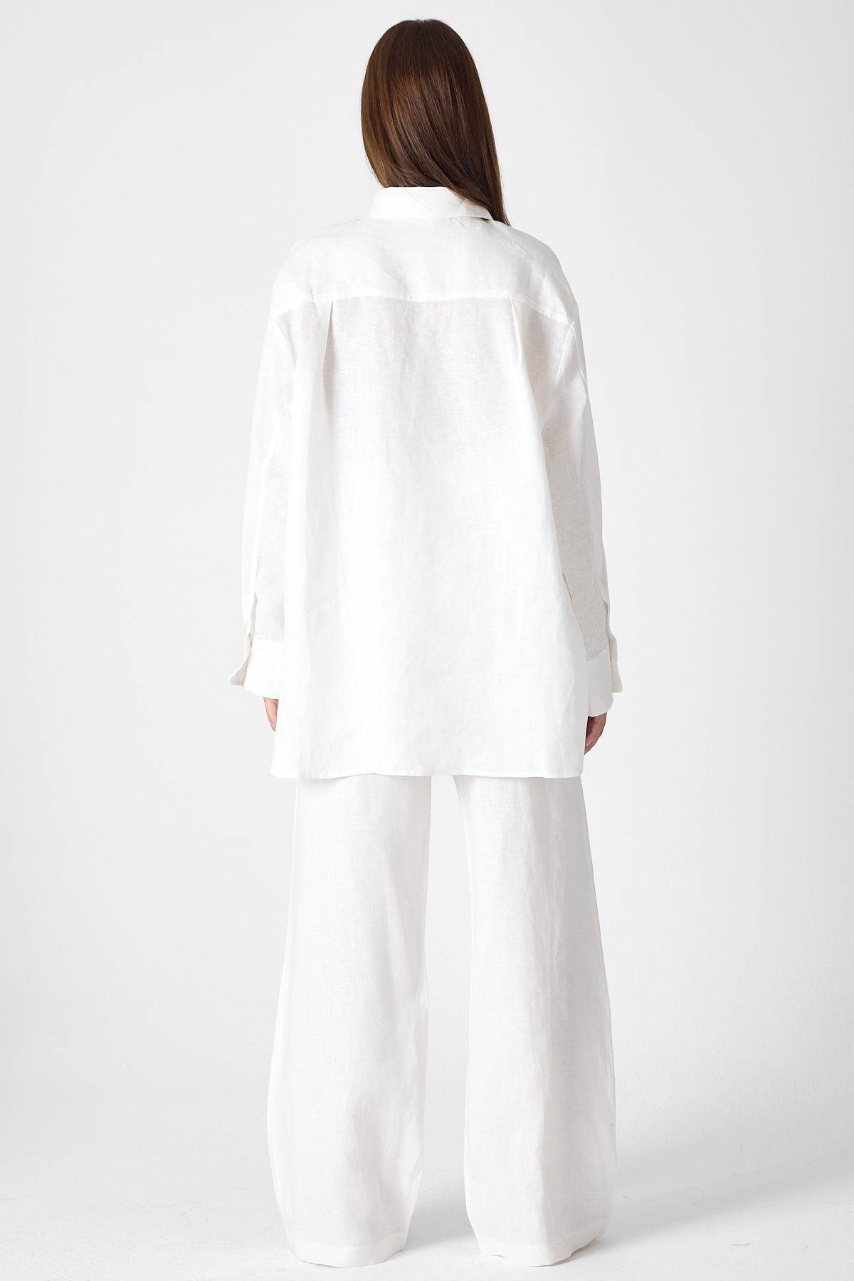 PURE LINEN 100% Linen White Shirt