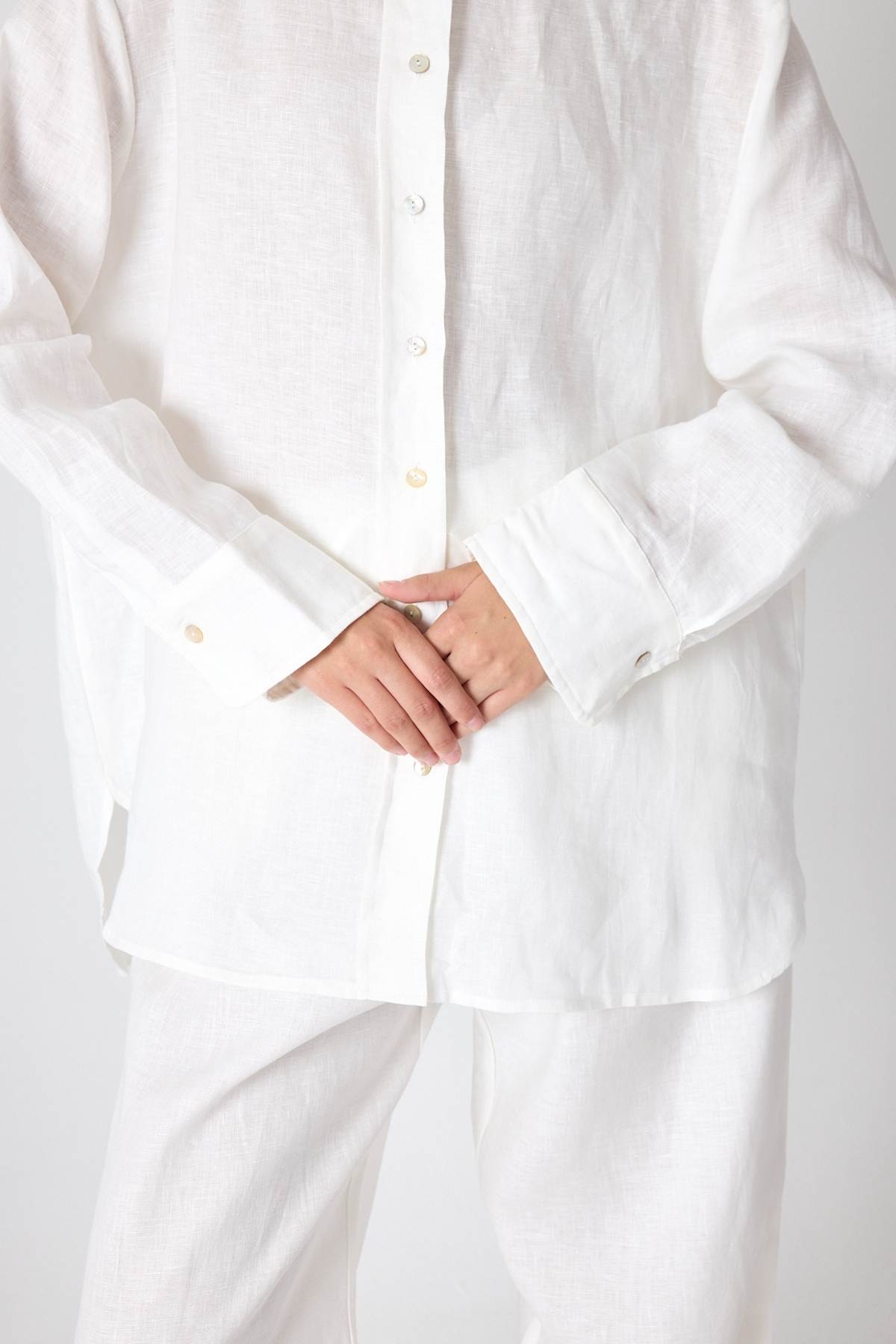 PURE LINEN 100% Linen White Shirt